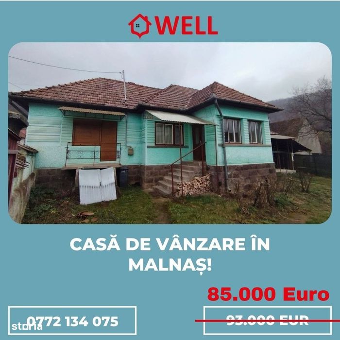 Casă de vânzare în Malnaș!