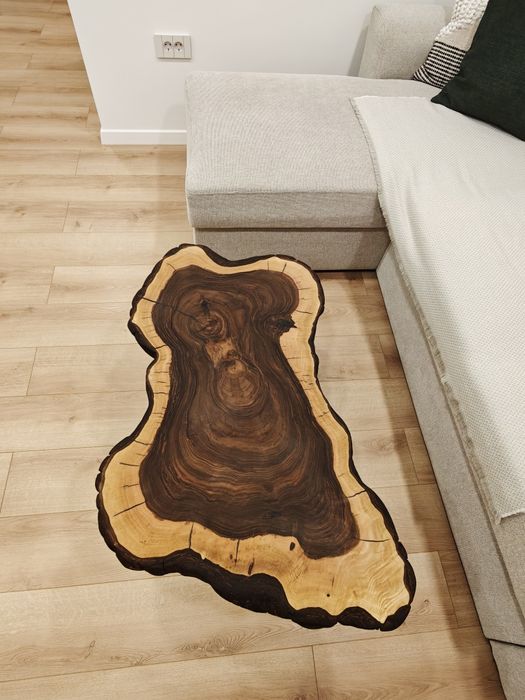 Măsuță cafea lemn de nuc