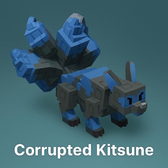 Corrupted Kitsune grow a garden гров а гарден роблокс roblox
