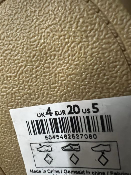 Официални детски бели пантофки и сандали NEXT