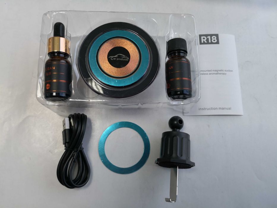 Suport telefon auto magnetic cu incarcare wireless 20 W