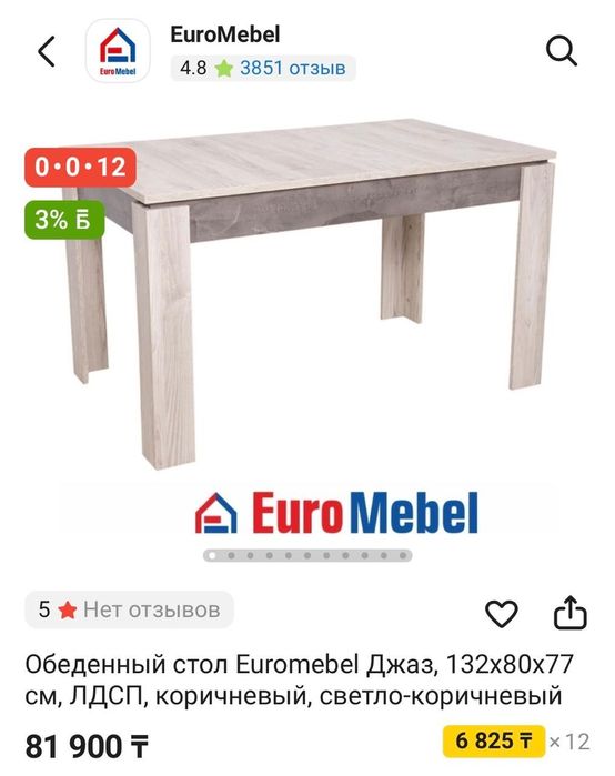 Продам кухонный стол