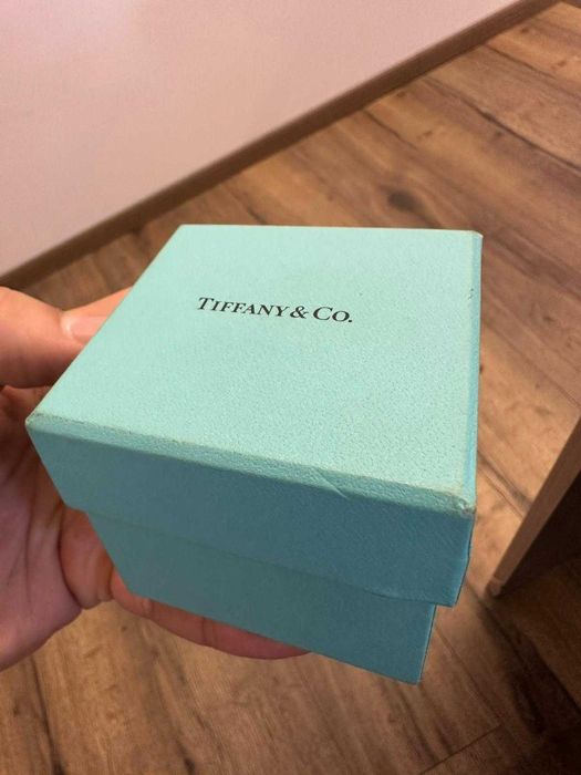Verigheta Tiffany & Co.de 6g si inel cu diamante ambele 18k marimea 50