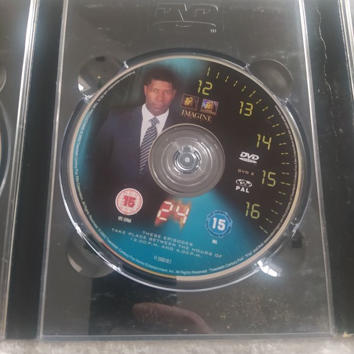 DVD сериал 24 втори сезон 7 диска
