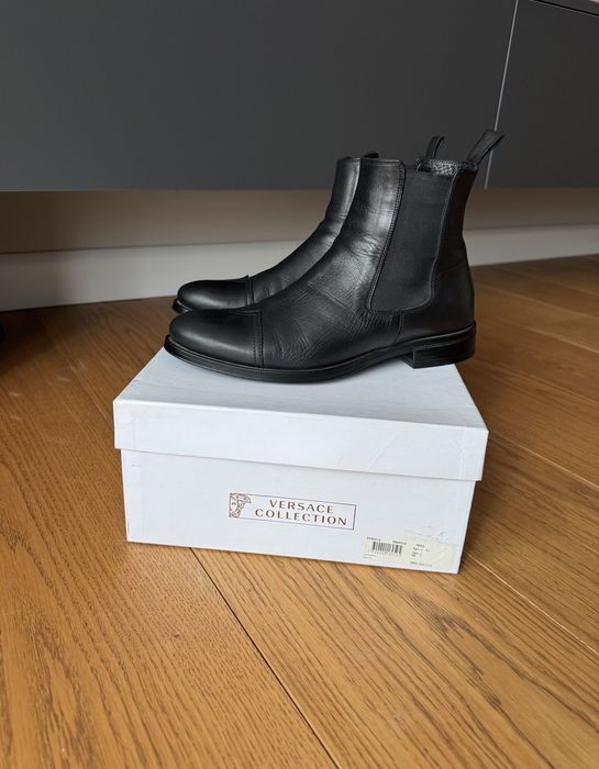 Кожени боти Versace No:41