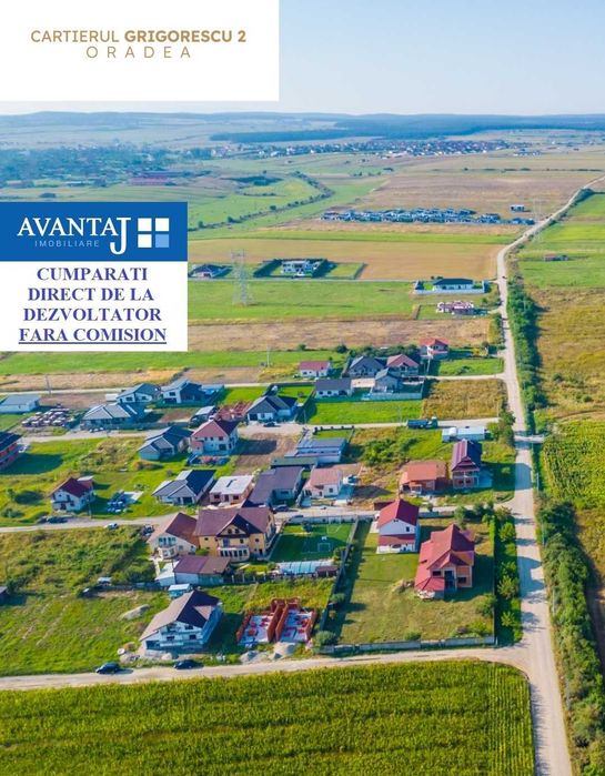 Parcele PREMIUM în cartierul GRIGORESCU 2 Oradea cu toate utilitățile