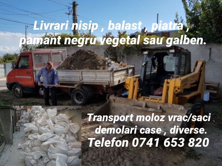 De vanzare pamant negru gradina, mranita , incarcari moloz , diverse !