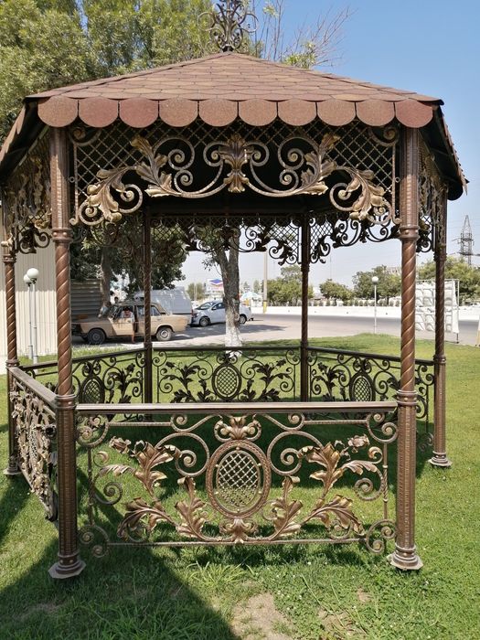 Беседка кованая,навес,ковка,бушлик