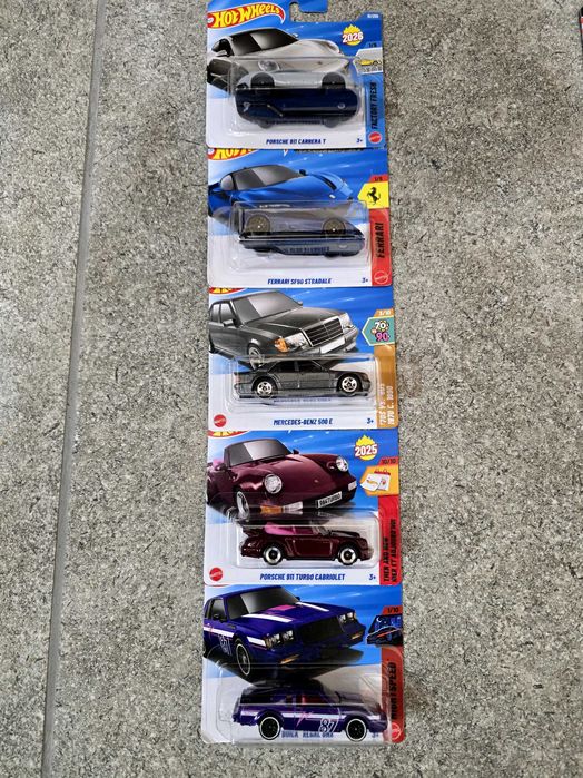 Hotwheels / Hot Wheels , pachet de 5 mașini ,Ferrari treasure hunt /TH