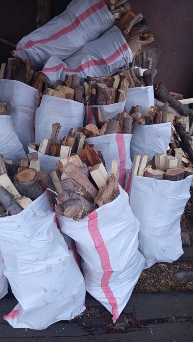 Дрова в мешках 1200