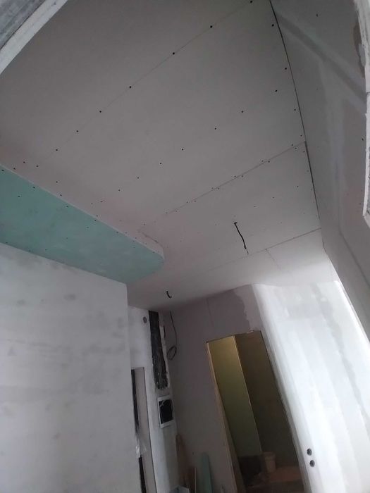 Гипсокартонные работы Гипсокартон жұмыстары