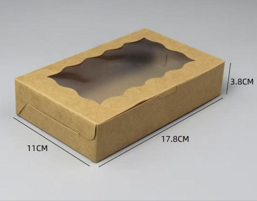 Коробки с окошком 17,8×11×3,8 см
