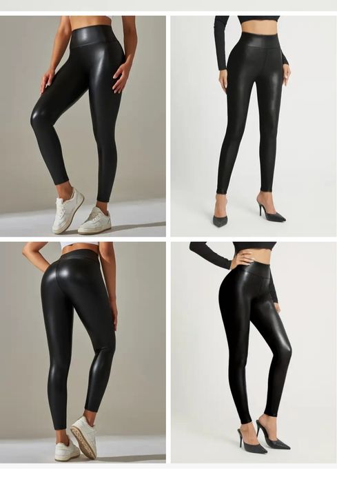 Леггенсы утяжки экокожа