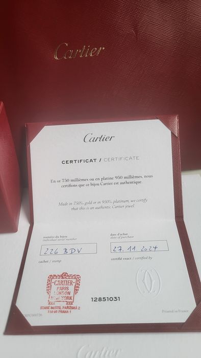 Inel cu diamante Cartier