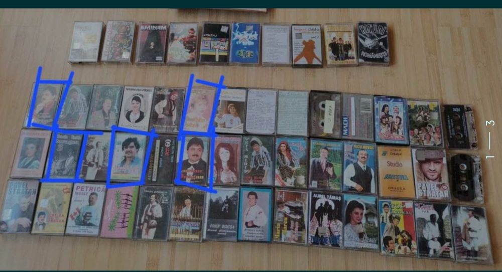 Casete audio muzica usoara si populara