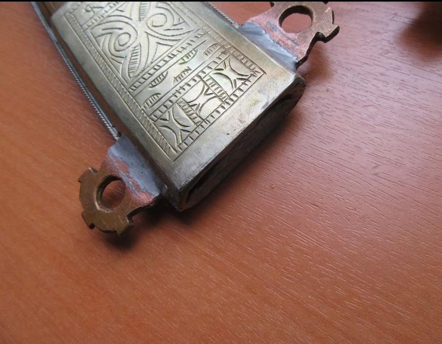 Стар Голям Автентиченв нож джамбия кумая ханджар