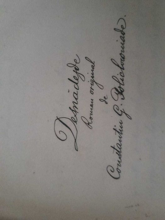 Manuscrise Constantin G Polichroniade