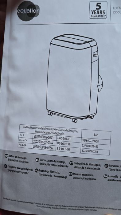 Vând Aer condiționat portabil