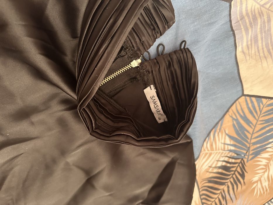 Блузка атласная ч