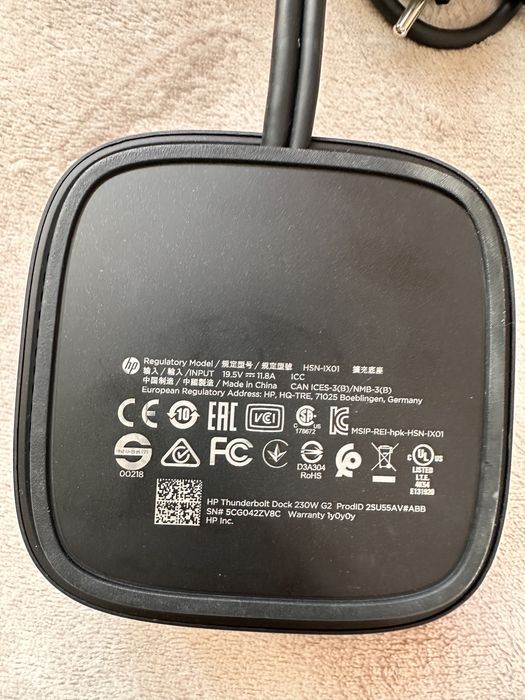 HP Thunderbolt Dock 230W G2