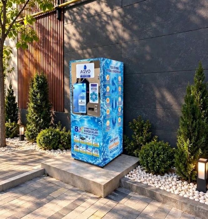 Водомат. Вендинговый аппарат продажи фильтрованной воды