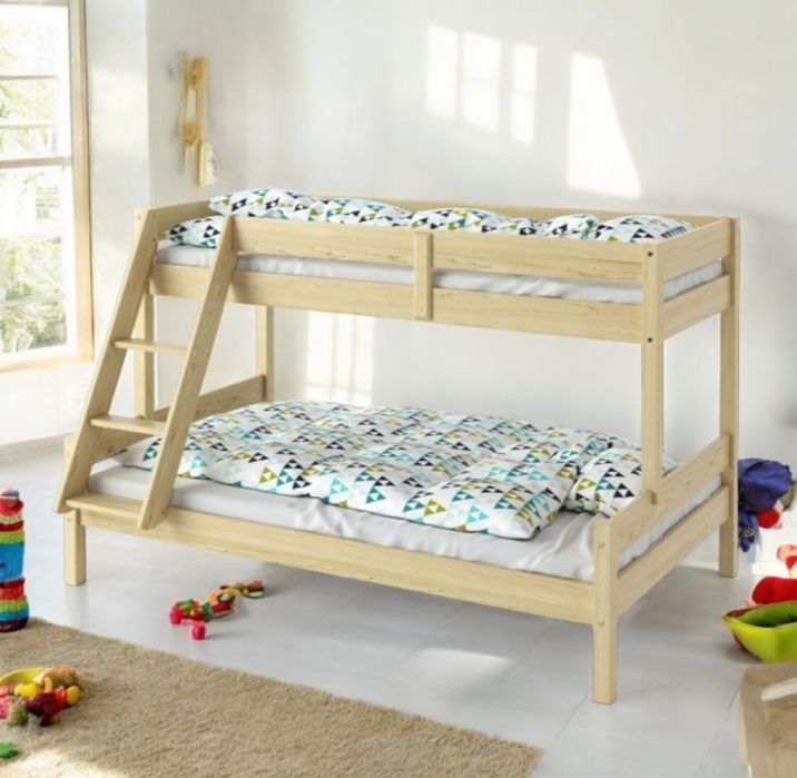 Pat etajat transilvan sandra lemn masiv 90/140x200 cm