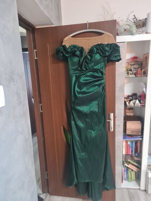 Rochie sirena lunga cu trena