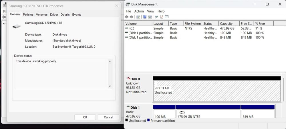 Samsung SSD 870 EVO 1TB Nou Sigilat/Desfacut Doar Pentru Testare 0 Ore