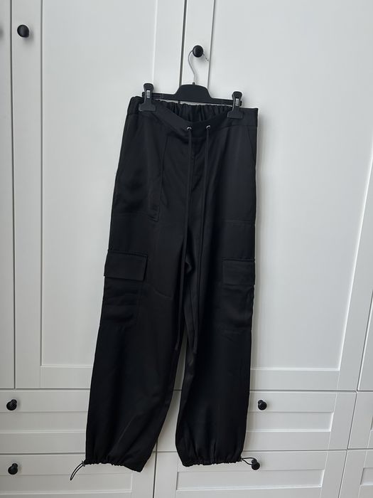 Pantaloni cargo negri ASOS