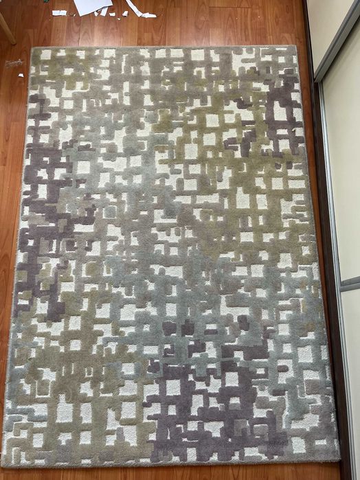 Covor Domino, polipropilena, 80 x 150 cm, model geometric graffiti