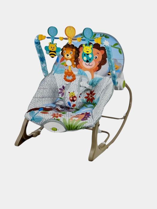 Качалка для младенцев и малышей, шезлонг Арт.68143