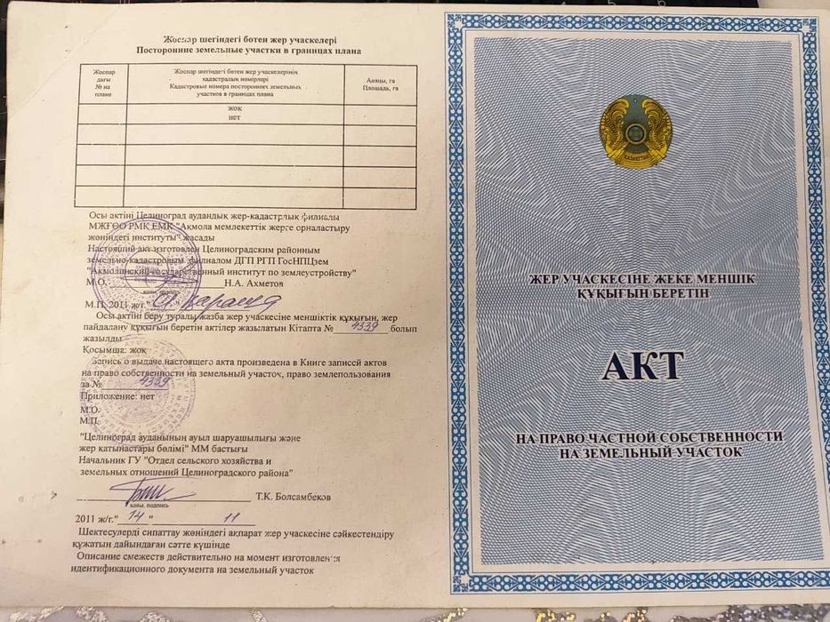 Срочно продается земельный участок