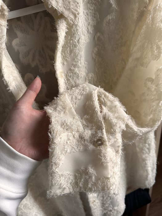 Блузка Lime с мохеровыми вставками