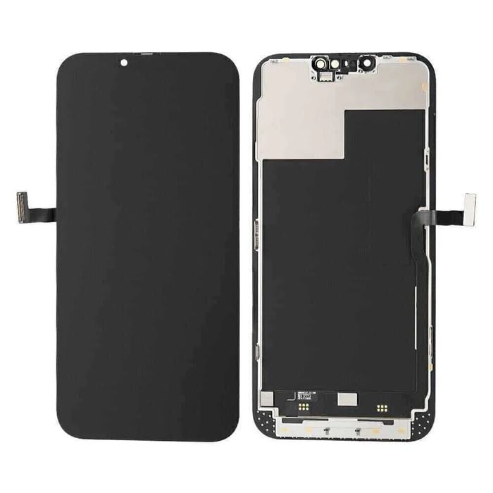 Pachet Display + Sticla Spate iPhone 12 Pro 16 15 14 13 Max Plus Ecran