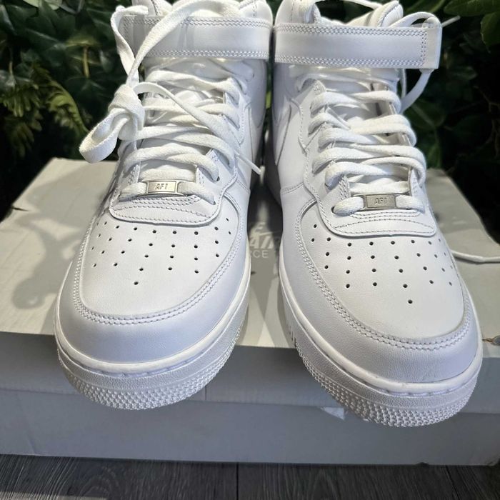 #SALE# Nike Air Force 1 Mid Triple White - Verificare Colet -