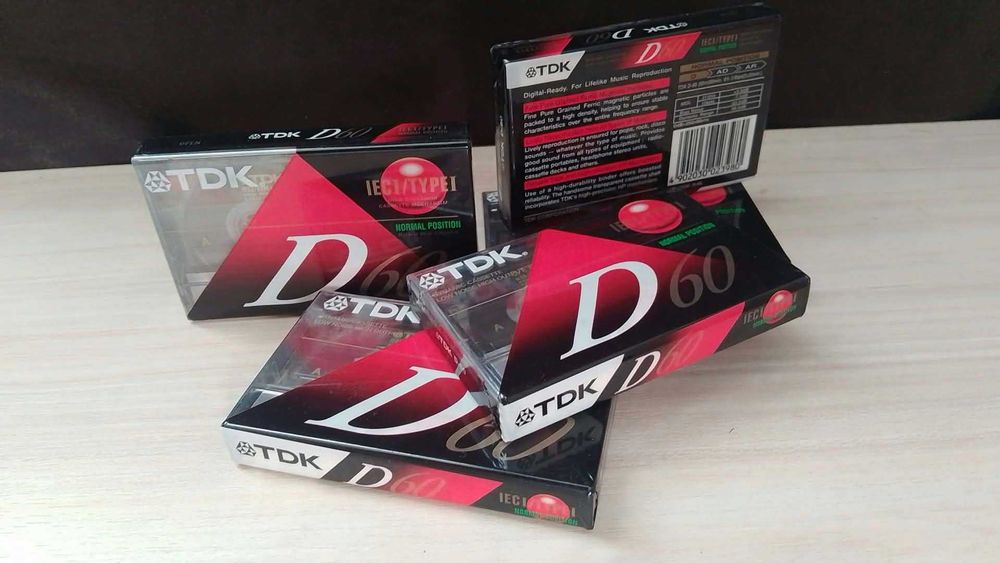 Аудио касети TDK D60