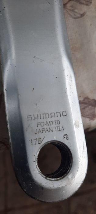 Formula CURA 2  и курбели  Shimano  XT