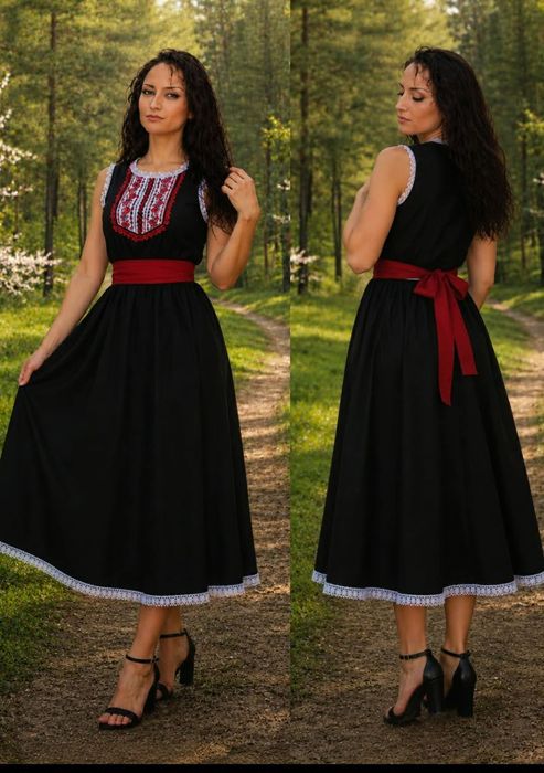 Стилни рокли с народни мотиви за малки и големи