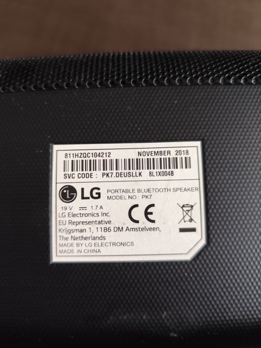 Boxa portabila LG pk 7