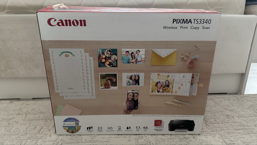 Canon Pixma Ts3340 принтери сатылады, колданылмаган жана принтер