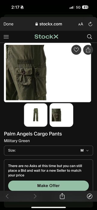 Palms Angels панталон