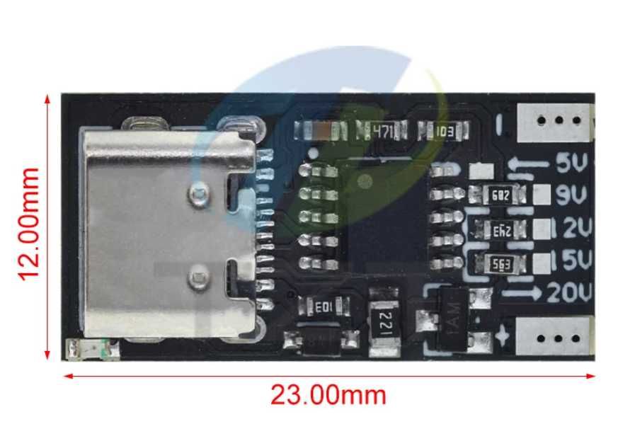 PD QC триггеры USB, Type-C 5v, 9v, 12v, 15v, 20v и 28 Вольт