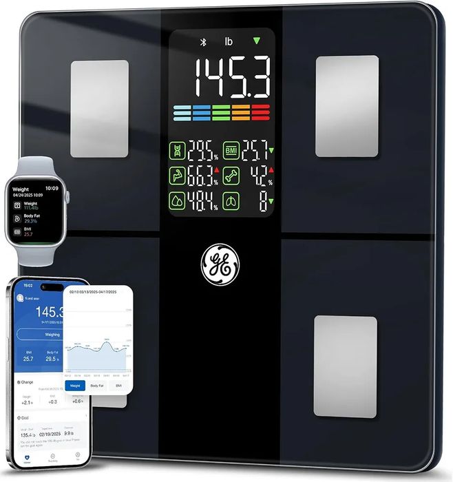 Умные весы General Electric для измерения веса, ИМТ жировой и мыш масс