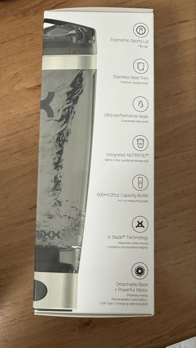 Shaker electric PROMiXX PRO Stainless Steel, nou, sigilat, 600 ml