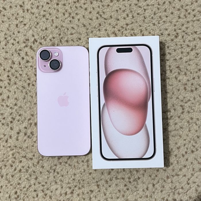 iPhone 15 / 128GB / Розовый. Б/у