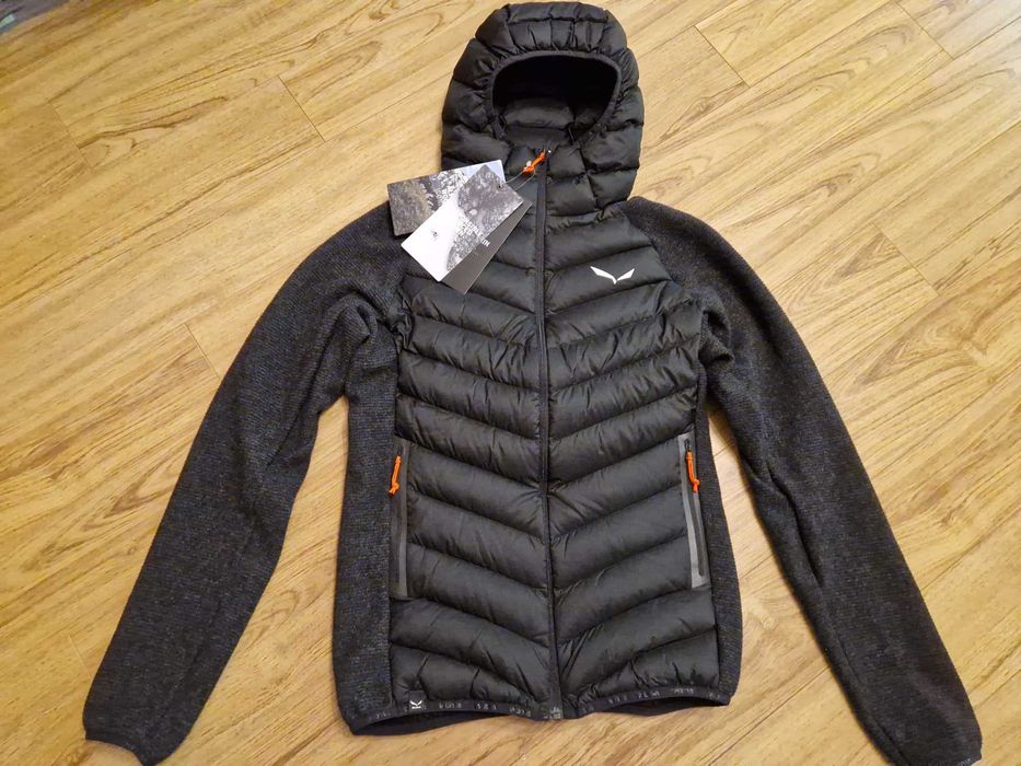 Geaca puf Salewa Sarner hybrid Merino wool, masuri 46 si 56, ocazie!