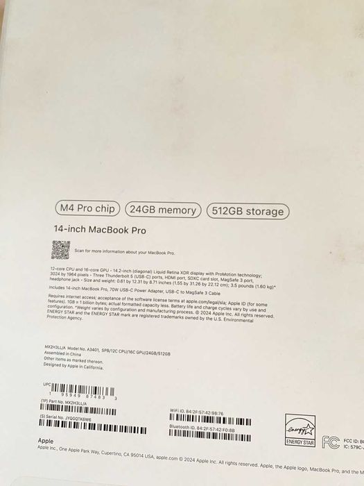 MacBook Pro 14 M4