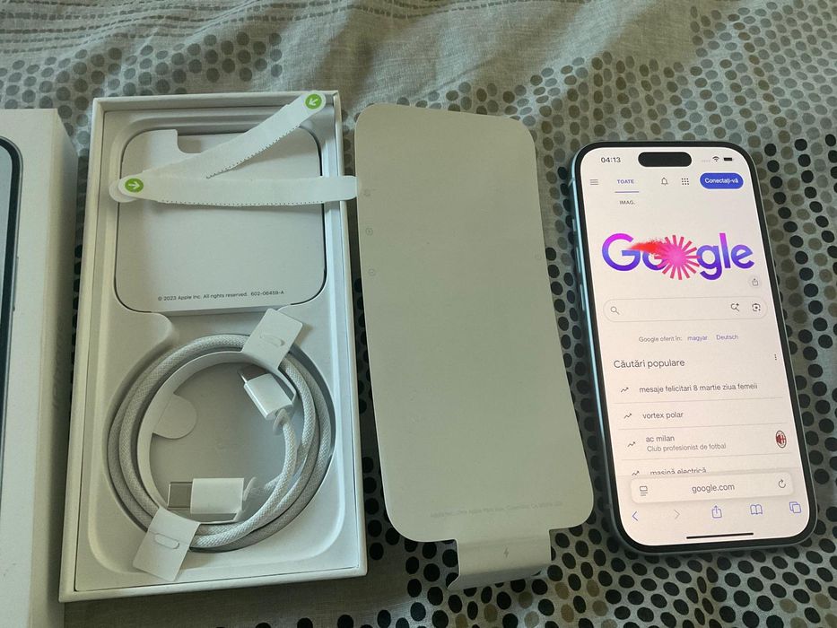 iPhone 15 nou_128 GB pt piese s au pt cine știe să l facă