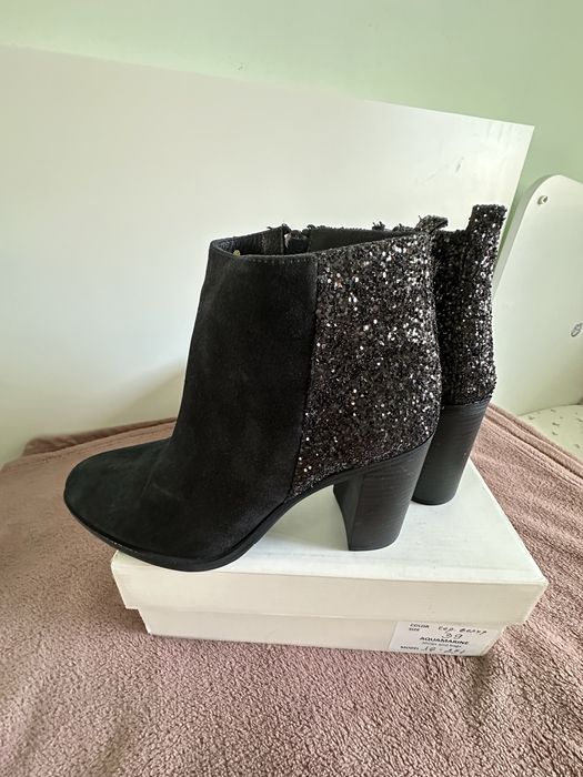 НОВИ дамски боти от естествен велур Aquamarine Shoes - цена 55 лв.