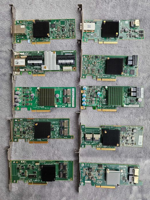 Controller SAS LSI 9211 / 9207 / 9300 / 9400 IT Mode - NAS / Desktop / Server